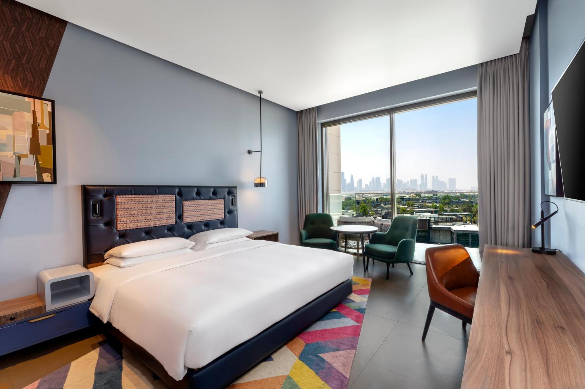 Hyatt Centric Jumeirah Дубай Екстер'єр фото A room at the hotel